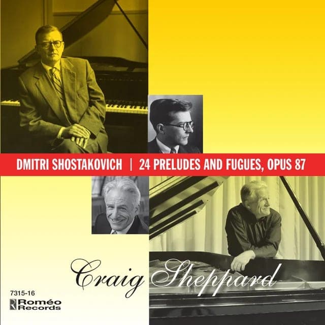 Dmitri Shostakovich 24 Preludes and Fugues, Opus 87 album cover
