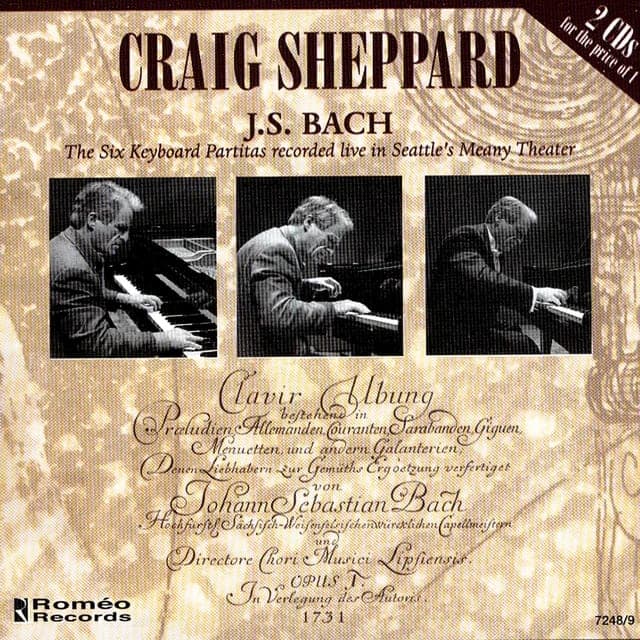 J.S. Bach - The Klavierübung, Part I album cover